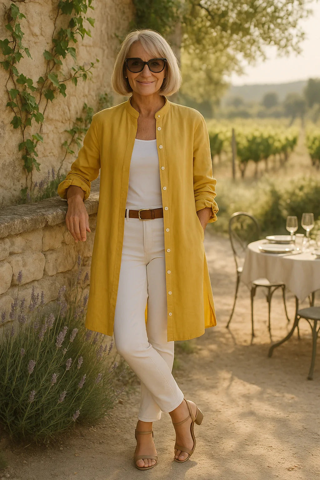 Daya | Vid Skjortejakke i Bomuld