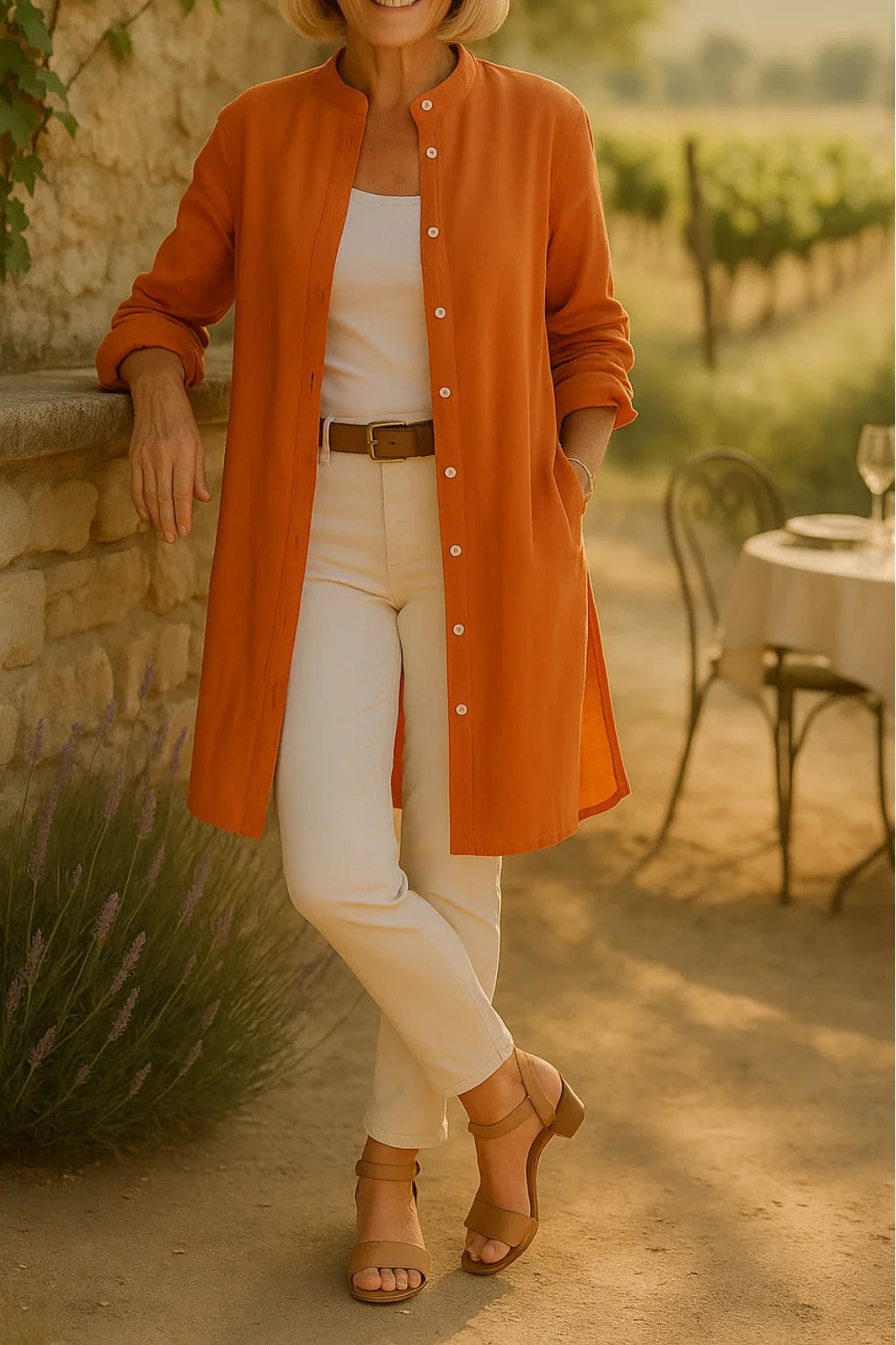 Daya | Vid Skjortejakke i Bomuld