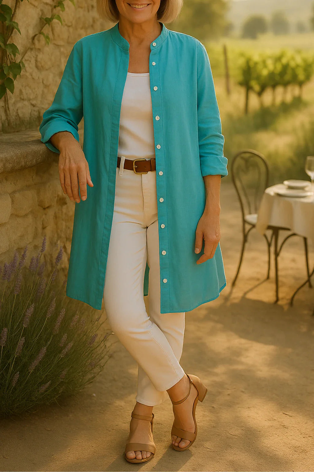 Daya | Vid Skjortejakke i Bomuld