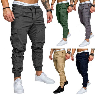 Lucas - Chino joggers med cargolommer - 8 farver