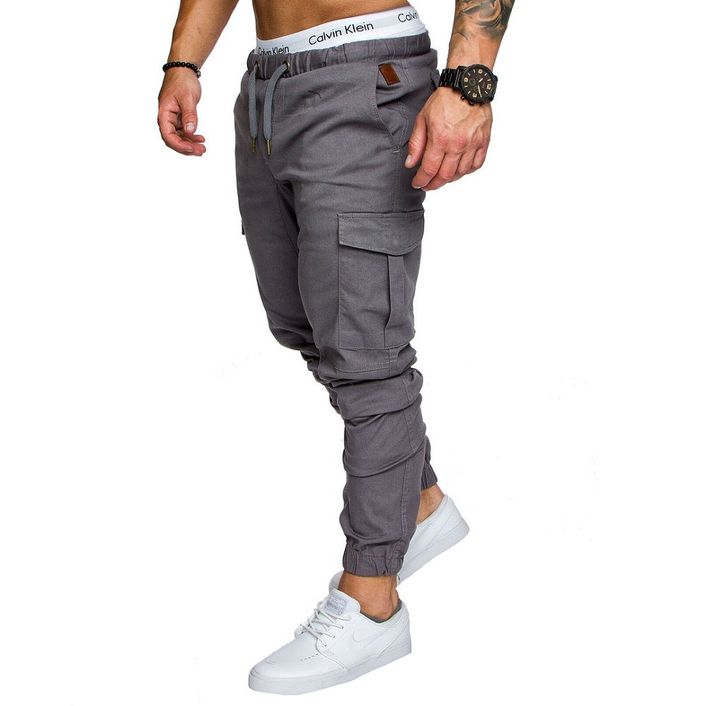 Lucas - Chino joggers med cargolommer - 8 farver
