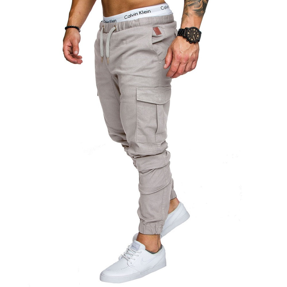 Lucas - Chino joggers med cargolommer - 8 farver